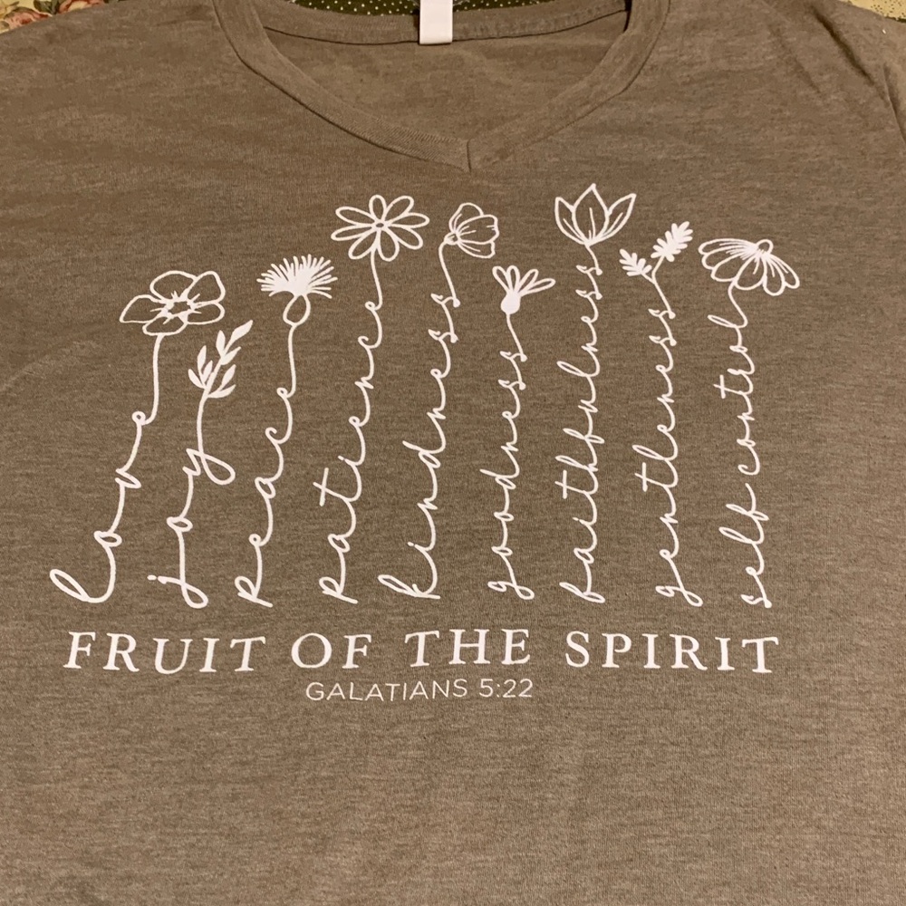 Women's Inspirational Tees ((set of two) Brown and Light Purple